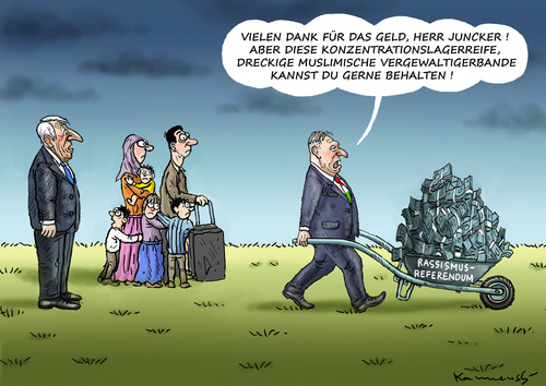 GELD FÜR RASSISMUSREFERENDUM