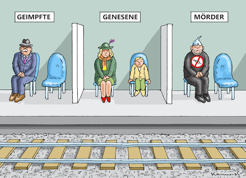 Cartoon: GGM-REGEL (medium) by marian kamensky tagged curevac,testzentren,corona,impfung,pandemie,booster,impfpflicht,curevac,testzentren,corona,impfung,pandemie,booster,impfpflicht