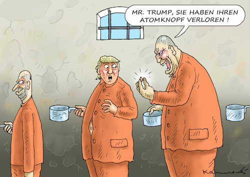 Cartoon: GROSSER VERLUST (medium) by marian kamensky tagged us,wahlen,joe,biden,trump,corona,bob,woodward,harris,pence,us,wahlen,joe,biden,trump,corona,bob,woodward,harris,pence