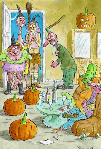 Cartoon: Halloween (medium) by marian kamensky tagged halloween