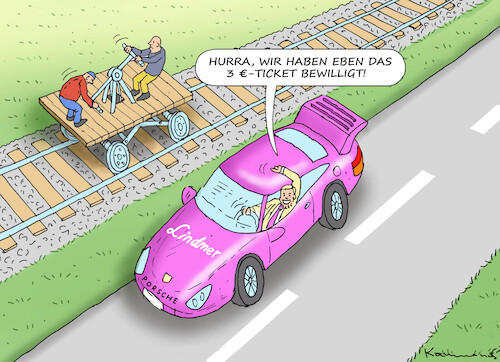 Cartoon: HAPPY 3 EURO-TICKET LINDNER (medium) by marian kamensky tagged atomboy,lindner,fdp,atomboy,lindner,fdp