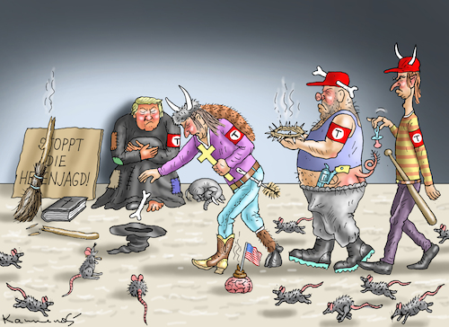 Cartoon: HEXENJAGD (medium) by marian kamensky tagged ukraine,hilfe,republikaner,trump,biden,seleskyj,nato,scholz,hexenjagt,ukraine,hilfe,republikaner,trump,biden,seleskyj,nato,scholz,hexenjagt