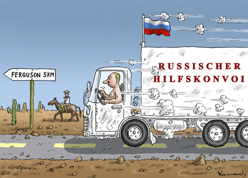 Cartoon: Hilfskonvoi für Ferguson (medium) by marian kamensky tagged vitali,klitsccko,ukraine,janukowitsch,demokratie,gewalt,bürgerkrieg,timoschenko,helmut,schmidt,putinversteher,flugzeugunglück,flugzeugabschuss,donezk,ferguson,vitali,klitsccko,ukraine,janukowitsch,demokratie,gewalt,bürgerkrieg,timoschenko,helmut,schmidt,putinversteher,flugzeugunglück,flugzeugabschuss,donezk,ferguson