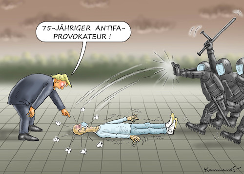 Cartoon: INSPEKTOR COLOMBO TRUMP (medium) by marian kamensky tagged coronavirus,epidemie,gesundheit,panik,stillegung,george,floyd,twittertrump,pandemie,coronavirus,epidemie,gesundheit,panik,stillegung,george,floyd,twittertrump,pandemie