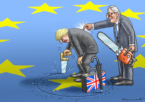 JUNCKER HILFT BORIS