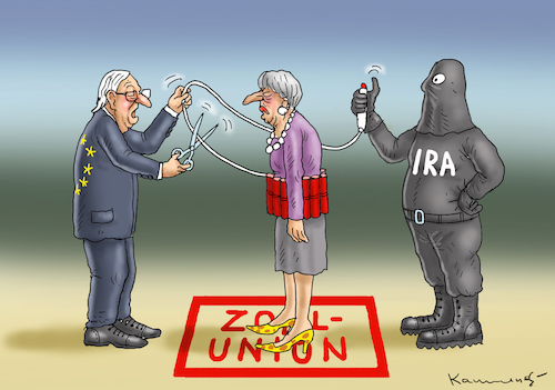 Cartoon: JUNCKER UND THERESA (medium) by marian kamensky tagged brexit,theresa,may,england,eu,schottland,weicher,wahlen,boris,johnson,nigel,farage,no,deal,juncker,referendum,brexit,theresa,may,england,eu,schottland,weicher,wahlen,boris,johnson,nigel,farage,no,deal,juncker,referendum