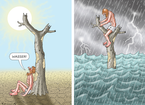 Cartoon: KLIMAWANDEL (medium) by marian kamensky tagged sonnenbrand,hitzewelle,gletscherschmelze,klimawandel,sonnenbrand,hitzewelle,gletscherschmelze,klimawandel