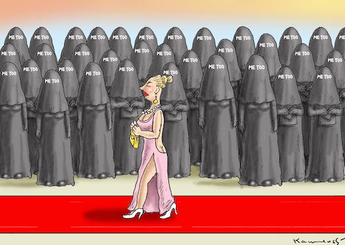 Cartoon: ME TOO FUNDAMENTALISMUS (medium) by marian kamensky tagged me,too,fundamentalismus,me,too,fundamentalismus