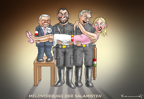 MELONISIERUNG DER SALAMISTEN