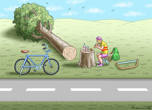 Cartoon: NATURNAHER RADLER (medium) by marian kamensky tagged windkraft,energie,ökologie,windkraft,energie,ökologie