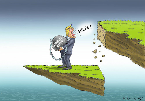 Cartoon: NIEMAND KANN TRUMP HELFEN (medium) by marian kamensky tagged obama,trump,präsidentenwahlen,usa,baba,vanga,republikaner,inauguration,demokraten,wikileaks,faschismus,trumps,handelskrieg,strafzölle,obama,trump,präsidentenwahlen,usa,baba,vanga,republikaner,inauguration,demokraten,wikileaks,faschismus,trumps,handelskrieg,strafzölle