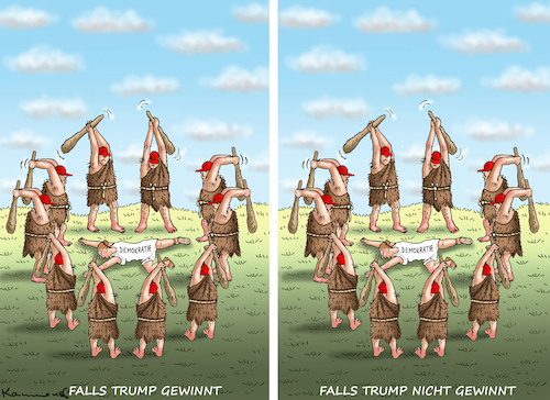 Cartoon: NULL UNTERSCHIED (medium) by marian kamensky tagged trump,und,der,hurrikan,milton,us,wahlen,oberbefruchtungsvater,trump,und,der,hurrikan,milton,us,wahlen,oberbefruchtungsvater