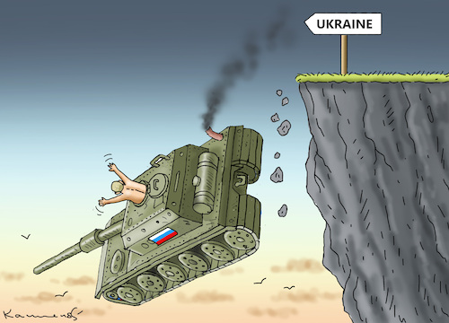Cartoon: PUTIN IN DER UKRAINE (medium) by marian kamensky tagged putins,bescherung,ukraine,provokation,baerbock,lawrow,nato,osterweiterung,putins,bescherung,ukraine,provokation,baerbock,lawrow,nato,osterweiterung
