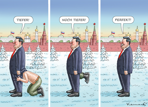 Cartoon: SCHWARZES LOCH (medium) by marian kamensky tagged xi,jinping,putin,staatsbesuch,moskau,xi,jinping,putin,staatsbesuch,moskau