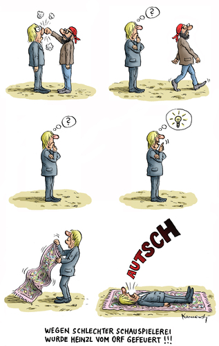 Cartoon: Sido haut Heinzl (medium) by marian kamensky tagged heinzl,sido,orf,österreich,aus,gewaltbericht,gewaltbericht,aus,österreich,orf,sido,heinzl