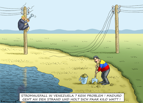 STROMAUSFALL IN VENEZUELA