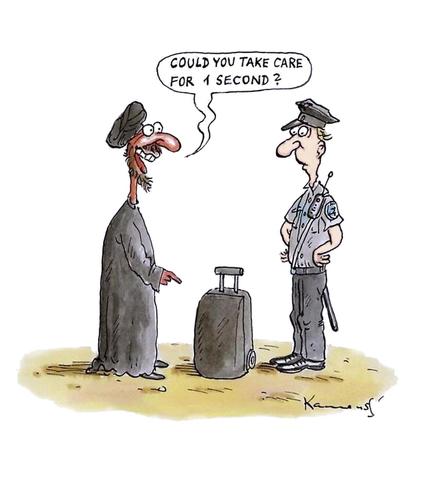 Cartoon: Take care (medium) by marian kamensky tagged humor