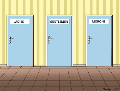 Cartoon: TOILETTS IN AMERICA (medium) by marian kamensky tagged obama,trump,präsidentenwahlen,usa,baba,vanga,republikaner,inauguration,demokraten,kim,jong,un,rex,tillerson,wikileaks,faschismus,obama,trump,präsidentenwahlen,usa,baba,vanga,republikaner,inauguration,demokraten,kim,jong,un,rex,tillerson,wikileaks,faschismus