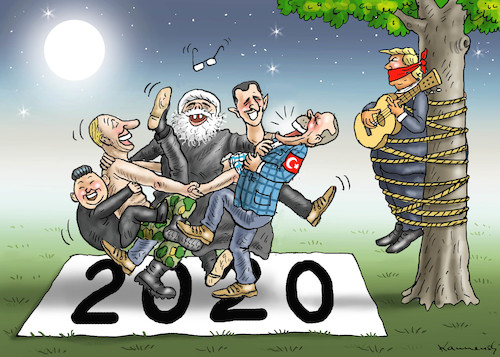 Cartoon: TOO HAPPY NEW YEAR 2020 ! (medium) by marian kamensky tagged groko,spd,parteitag,schulz,würselen,merkel,andrea,nahles,scholz,hessen,wahlen,akk,kühnert,bremen,rezo,weihnachten,trump,groko,spd,parteitag,schulz,würselen,merkel,andrea,nahles,scholz,hessen,wahlen,akk,kühnert,bremen,rezo,weihnachten,trump