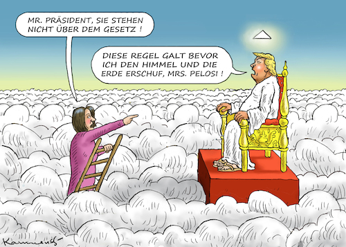 Cartoon: TRUMPGOTT UND NANCY PELOSI (medium) by marian kamensky tagged selenskyj,ukraine,rüstungsgeld,trump,wahllampfhilfe,joe,biden,amtsenthebungsverfahren,nancy,pelosi,selenskyj,ukraine,rüstungsgeld,trump,wahllampfhilfe,joe,biden,amtsenthebungsverfahren,nancy,pelosi