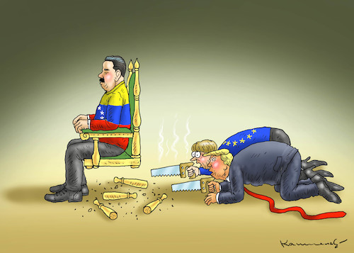 TRUMPMERKEL ATTACKIERT MADURO