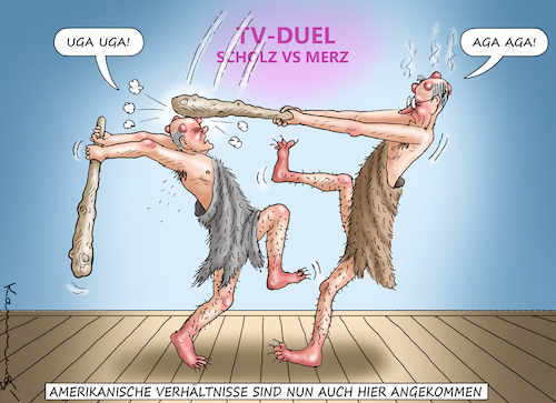 TV-DUELL SCHOLZ VS MERZ