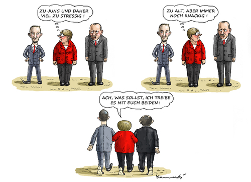 Cartoon: UCKERMARKER FRÜHLING (medium) by marian kamensky tagged böhmermann,erdogan,merkel,satire,zdf,böhmermann,erdogan,merkel,satire,zdf