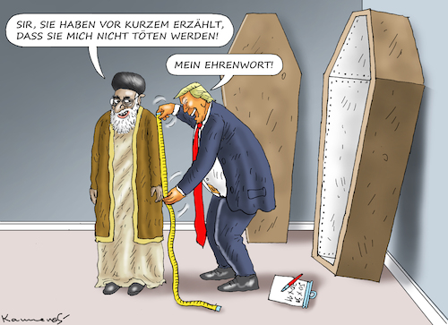 Cartoon: VERSPROCHEN IST VERSPROCHEN! (medium) by marian kamensky tagged humanitarian,aid,netanyahu,gaza,hamas,un,ghf,irans,verbündete,versprochen,humanitarian,aid,netanyahu,gaza,hamas,un,ghf,irans,verbündete