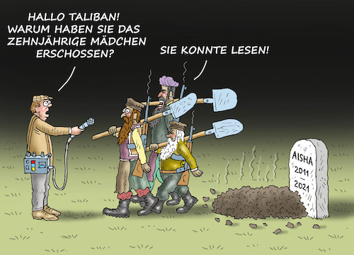 Cartoon: VORMARSCH DER TALIBAN (medium) by marian kamensky tagged vormarsch,der,taliban,vormarsch,der,taliban