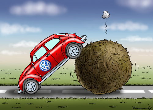 Cartoon: VW MISTKÄFER (medium) by marian kamensky tagged volkswagen,usa,abgasmanipulation,volkswagen,usa,abgasmanipulation