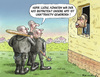 Cartoon: AFD Beitritsverhandlungen (small) by marian kamensky tagged landtagswahlen,in,sachsen,afd,npd