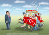 Cartoon: AGGRESSIVE ERDOGANISTEN (small) by marian kamensky tagged cumhuriyet,erdogan,pressefreiheit,terrorliste,g20,merkel,türkei,denit,yücel,sigmar,gabriel,will,akhanli,haben