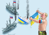 Cartoon: AGGRESSIVER PUTIN (small) by marian kamensky tagged babtschenko,ukraine,russland,putin,mord