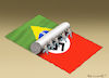 Cartoon: AMEN BRASILIEN (small) by marian kamensky tagged jair,bolsonaro,brasilien,präsidentenwahl,faschismus,nationalisms,rechtsradikal,rassistisch