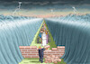 Cartoon: ANTI-MOSES (small) by marian kamensky tagged trump,und,der,hurrikan,milton