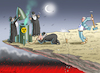 Cartoon: ARMAGEDDON (small) by marian kamensky tagged teheran,armageddon,iran,israel,netanyahu