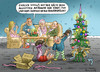 Cartoon: Artgerechte Weihnachten (small) by marian kamensky tagged aussetzen der tiere weihnachten santa klaus christkind