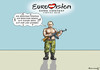 Cartoon: EIN BISSCHEN FRIEDEN (small) by marian kamensky tagged kümmert,nach,wien,eurovision,song,contest