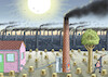 Cartoon: ERDERWÄRMUNG BEI KLIMALEUGNERN (small) by marian kamensky tagged erderwärmung,bei,klimaleugnern