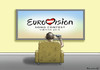 Cartoon: ESC FUN (small) by marian kamensky tagged kümmert,nach,wien,eurovision,song,contest