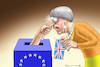 Cartoon: EU-ELECTION WITH THERESA MAY (small) by marian kamensky tagged brexit,theresa,may,england,eu,schottland,weicher,wahlen,boris,johnson,nigel,farage,ostern,seidenstrasse,xi,jinping,referendum,trump,monsanto,bayer,glyphosa,strafzölle