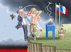 Cartoon: EU-WAHLEN MIT MACRON UND LE PEN (small) by marian kamensky tagged eu,wahlen,mit,macron,und,le,pen,putin