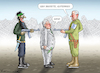 Cartoon: GUTERRES WILL BLEIBEN (small) by marian kamensky tagged guterres,will,bleiben,libanon,hisbollah,israel