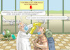 Cartoon: HOCHRISIKOVIRUSVARIANTENGEBIET (small) by marian kamensky tagged hochrisikovirusvariantengebiet