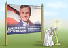 Cartoon: HOFERS GOTTES HILFE (small) by marian kamensky tagged hofer,österreich,präsidentenwahlen