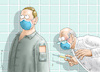 Cartoon: IMPFHEMD (small) by marian kamensky tagged curevac,testzentren,corona,impfung,pandemie,booster,omikron,impfpflicht