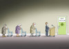 Cartoon: IMPFVORDRÄNGLER (small) by marian kamensky tagged biontech,pfizer,impfung,corona,eu,ursula,von,der,leyen