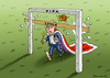 Cartoon: Kaiser Franz (small) by marian kamensky tagged franz,beckenbauer,fifa,korruption