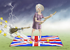 Cartoon: KEIN HARTER BREXIT MEHR (small) by marian kamensky tagged brexit,theresa,may,england,eu,schottland,wahlen
