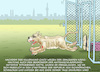 Cartoon: KILLERHUND CHICO KOMMT FREI ! (small) by marian kamensky tagged killerhund,chico,kommt,frei